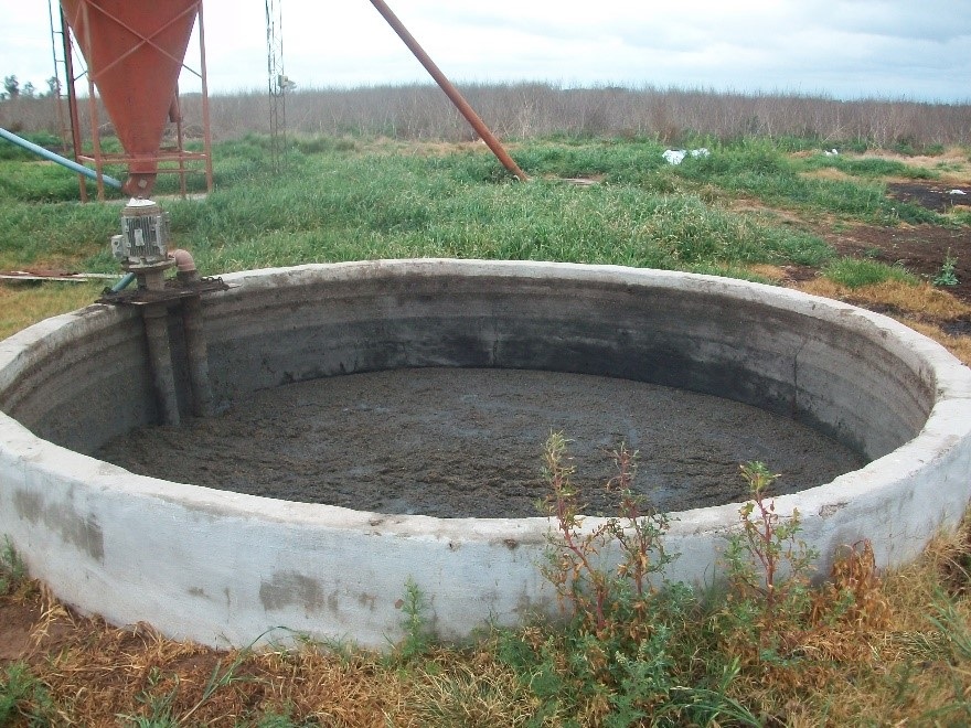 Efluente crudo. Gentileza V. Pegoraro