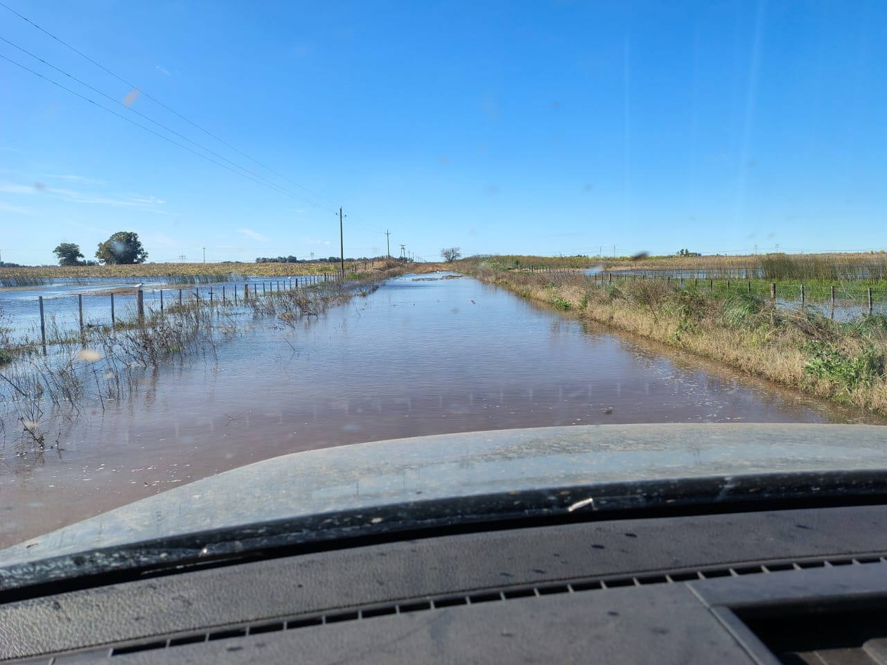 Caminos rurales intransitables.